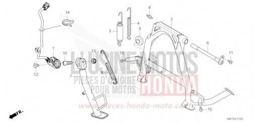 BEQUILLE ADV750T de 2026